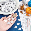 200Pcs Mirror Effect Acrylic Sew on Rhinestone DIY-PH0021-95A-3