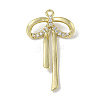 Brass Micro Pave Cubic Zirconia Pendant
s LS-ZIRC-R020-01G-1
