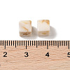 Two Tone Opaque Acrylic Beads MACR-M044-15-3