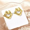 Lip 304 Stainless Steel Stud Earrings LS-EJEW-A125-57G-1