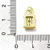 Rack Plating Brass Micro Pave Cubic Zirconia Charms KK-D359-05G-3