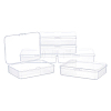 Polypropylene(PP) Storage Containers Box Case CON-WH0073-61-1