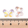 AB Color Plated Transparent Glass Beads GLAA-Z020-01B-3