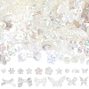 160Pcs 16 Styles Mixed Styles Acrylic Beads OACR-PA0001-77A-8