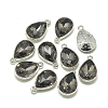 Alloy Glass Pendants PALLOY-T028-10x14mm-03-1