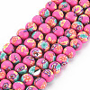 Handmade Polymer Clay Beads Strands CLAY-N008-055-09-1