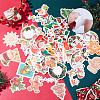 SUNNYCLUE 102Pcs Christmas Theme Plastic Self Adhesive Stickers DIY-SC0021-89-4
