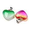 Spray Paint Glass Pendant GLAA-H029-01P-2