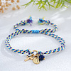 Brass Charm Bracelets TC3588-7-1