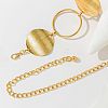 Alloy Disc Ring Link Chain Waist Belly Chains for Women FS-WG85C7A-01-3