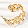 Hammered 304 Stainless Steel Cuff Bangles for Women BJEW-T030-02G-2