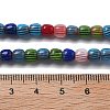 Handmade Millefiori Lampwork Beads Strands LAMP-F035-07-4