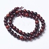 Natural Burmese Rosewood Beads Strands WOOD-J001-03-10mm-2