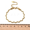 304 Stainless Steel Singapore Chains Bracelets for Women BJEW-A158-02I-G-5