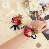 1Pc Silk Cloth Wrist Corsage AJEW-CP0001-71-3