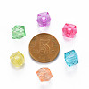 Transparent Acrylic Beads TACR-Q259-10mm-V-4