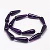 Natural Agate Bead Strands G-K156-30x10mm-M-2