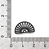 Ion Plating(IP) 304 Stainless Steel Pendants STAS-M067-07B-3