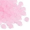 Frosted Transparent Acrylic Beads X1-OACR-P029-03B-05-2