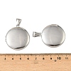 316 Stainless Steel Locket Pendants STAS-K321-11D-P-3