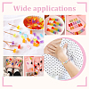 150Pcs 6 Colors Transparent Acrylic Beads OACR-NB0001-51-6