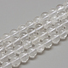 Natural Quartz Crystal Beads Strands G-R446-4mm-29-1