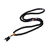 3-Loop Wrap Style Buddhist Jewelry BJEW-S140-15A-2