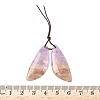 Natural Amethyst Lace Agate Pendants G-S398-03I-3
