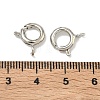 Brass Spring Ring Clasps KK-G557-01C-P-3