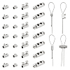 4 Styles 201 Stainless Steel Wire Rope Clamps STAS-GA0001-39-1