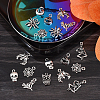 100pcs 10 Style Tibetan Style Alloy Charms TIBEP-CJ0001-38-4