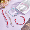30Pcs 5 Colors Waxed Cotton Cord for DIY Bracelet Making AJEW-HY00006-3