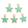 Alloy Enamel Charms ENAM-S121-028B-2