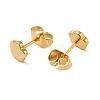 Brass Earrings EJEW-O003-01F-G-2
