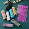 Plastic 24 Rows Rhinestone Mesh Wrap Roll AJEW-TA0001-09-6