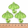 Transparent Acrylic Pendants TACR-T024-01B-925-4