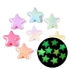 Luminous Opaque UV Plating Acrylic Beads OACR-Q204-22-1