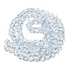 Baking Paint Transparent Glass Beads Strands X1-DGLA-A07-T8mm-KD05-2