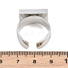 304 Stainless Steel Cuff Open Rings SA-CBA065A-08P-3