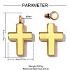 304 Stainless Steel Pendants SA-OY003-63G-02-2