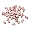 2-Hole Baking Paint Glass Seed Beads SEED-S023-17B-42-1