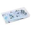 ABS Plastic Imitation Pearl & Alloy & Acrylic & Resin Cabochons Findings Kits DIY-FS0009-78-6