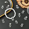 12Pcs 4 Styles Alloy European Beads FIND-CJ0005-01-5