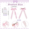 20Pcs Polyester Alligator Hair Clips AJEW-PH0008-59B-5