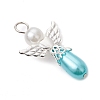 Imitation Pearl Acrylic Pendants PALLOY-JF03307-4