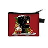 Christmat Letter Printed Polyester Wallets with Zipper PW-WGB27ED-06-1