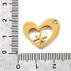 201 Stainless Steel Pendants STAS-A116-01G-12-3