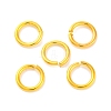 Brass Saw Cut Open Jump Rings KK-G514-01I-G-1