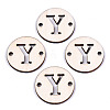 Unfinished Natural Poplar Wood Links Connectors WOOD-S045-140B-01Y-1