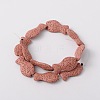 Synthetic Lava Rock Bead Strands G-N0108-19-2